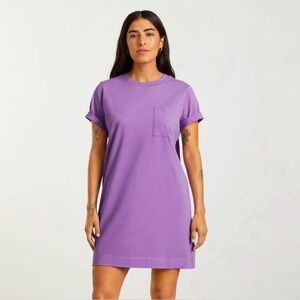 EVERLANE NWOT Women’s The Weekend Tee Dress - Dark Orchid Purple Size Small